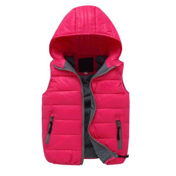 Premium Warm Children Vests - Pink