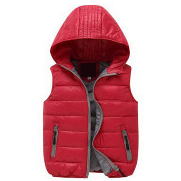 Premium Warm Children Vests - Red