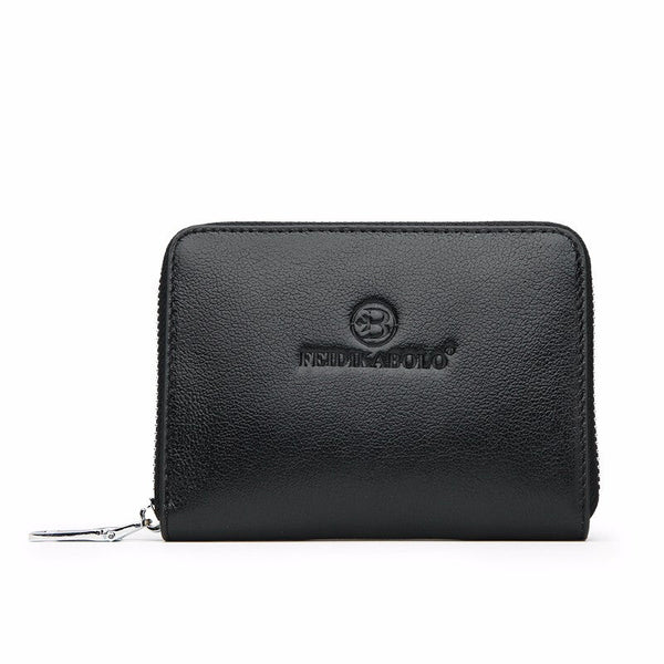 Premium Wei Men's ID & Card Holder - Black