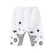 Printed  Summer Linen Pants - White