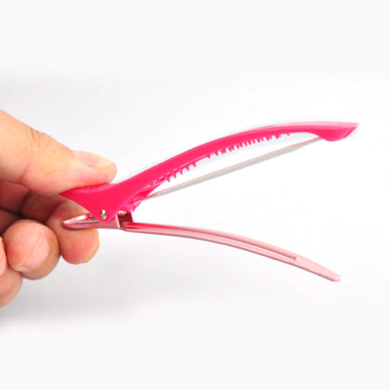 Pro Sectioning Hairdressing Styling Clips - Pink