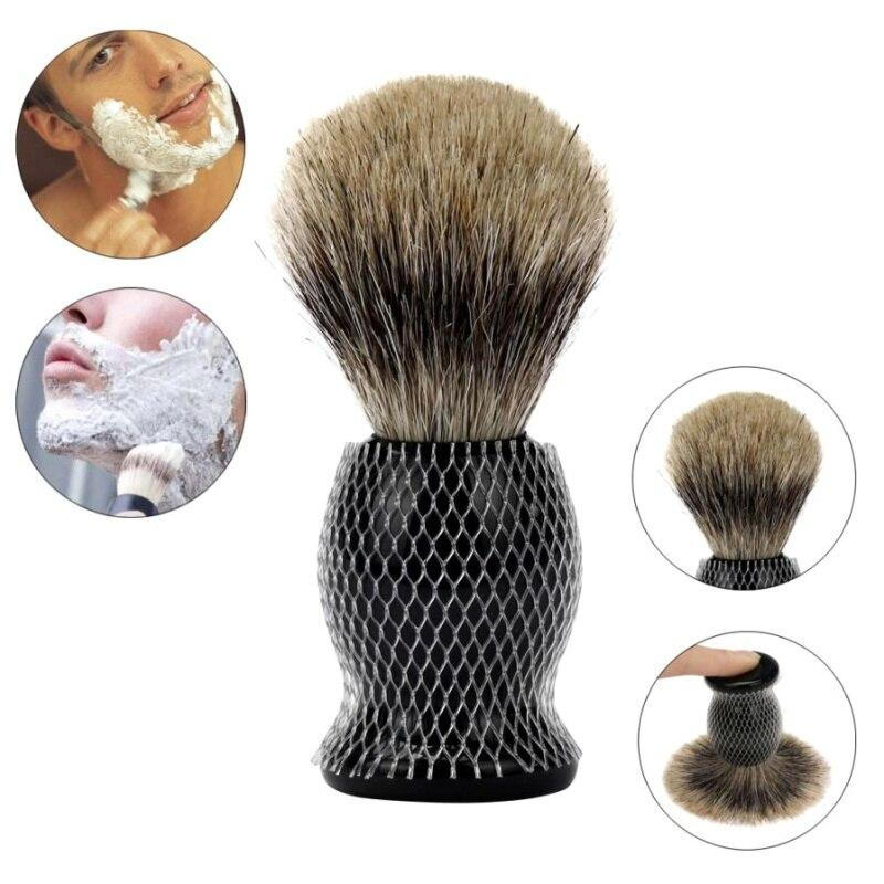 Pure Badger Resin Handle Shaving Brush - Black