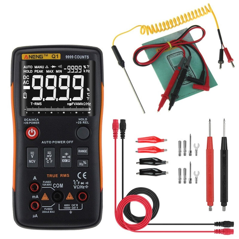 Q1 Premium True-RMS Digital Multimeter - Orange