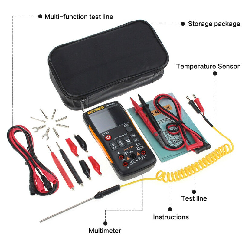 Q1 Premium True-RMS Digital Multimeter - Orange