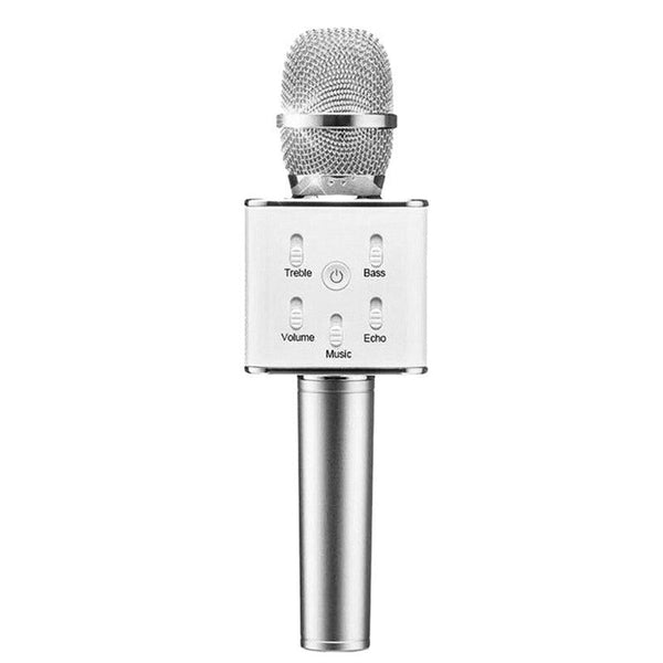 Q7 Portable Bluetooth Karaoke Microphone - Gray