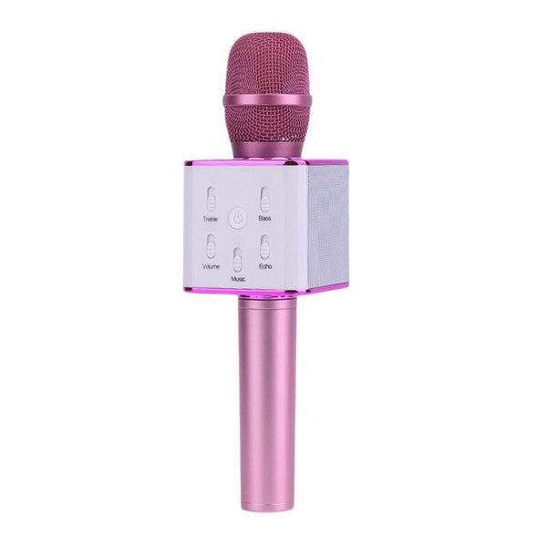 Q7 Portable Bluetooth Karaoke Microphone - Rose Gold