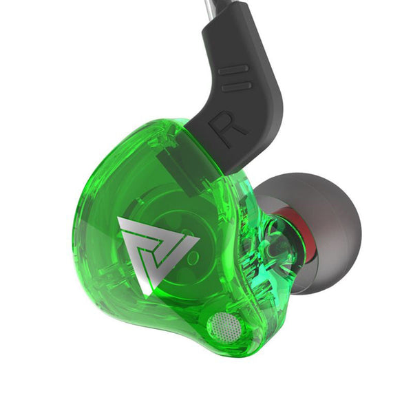 QKZ AK6 105dB Premium Wire Earphones - Green