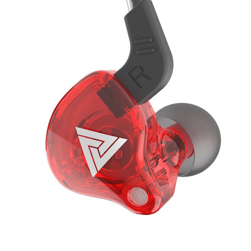 QKZ AK6 105dB Premium Wire Earphones - Red