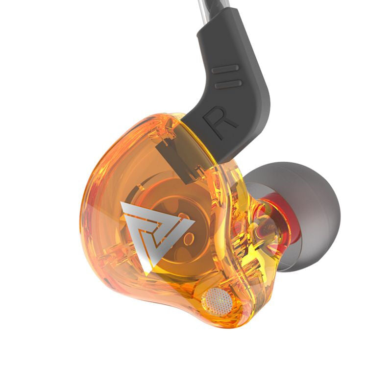 QKZ AK6 105dB Premium Wire Earphones - Yellow