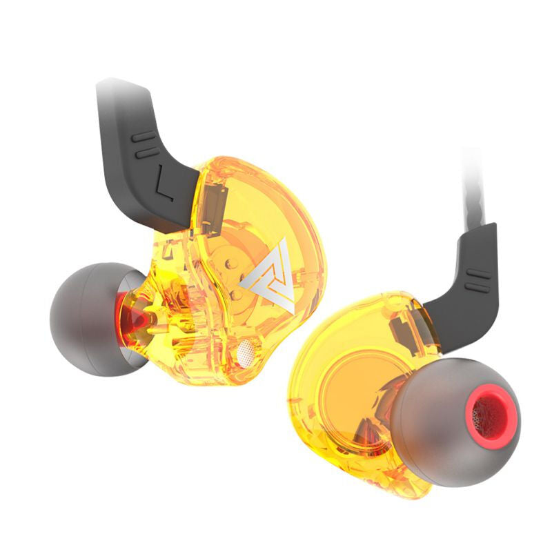 QKZ AK6 105dB Premium Wire Earphones - Yellow