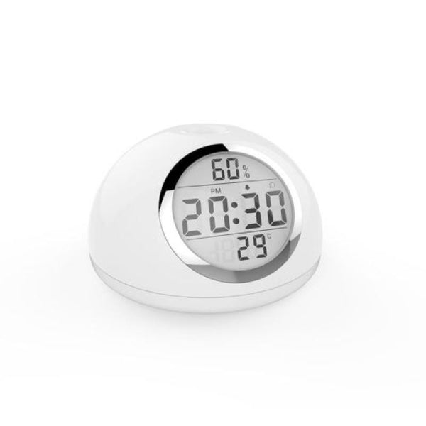 RGB CA Sunrise Premium LCD Alarm Clock - White