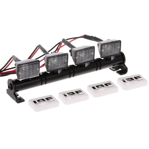 RC Car Square LED Light & Cover for 1/10 RC Crawler Axial SCX10 D90 110 Traxxas TRX-4 Tamiya HSP RC Car Parts