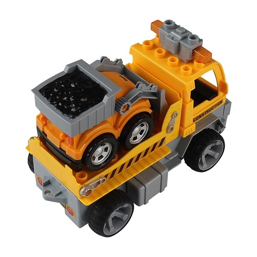 18Pcs DIY Building Blocks Car 1/18 Infrared Remote Control RC Car