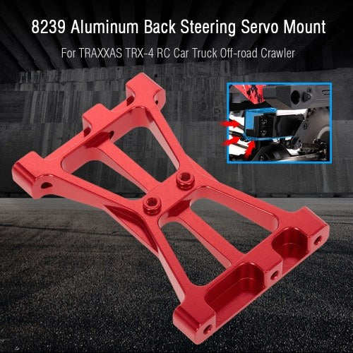 8239 Aluminum Back Steering Servo Mount For TRAXXAS TRX-4 RC Car Truck Off-road Crawler