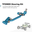 TPOWER مجموعة التوجيه لسيارة WLtoys A959 A949 A969 A979 K929-B 1/18 RC للطرق الوعرة