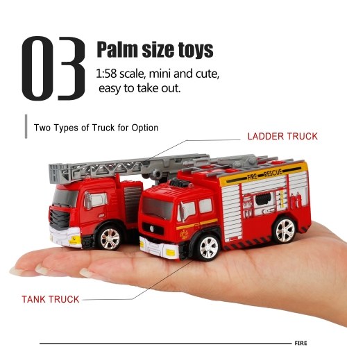 Create Toys Shenqiwei 8027 1/58 Mini Ladder Truck