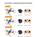 ZL100 Wooden Aircraft DIY Drone 2.4G Altitude Hold Quadcopter(with LED Light)