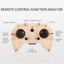 ZL100 Wooden Aircraft DIY Drone 2.4G Altitude Hold Quadcopter(with LED Light)