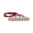 LED Light with Metal Shell Set Red & White Light