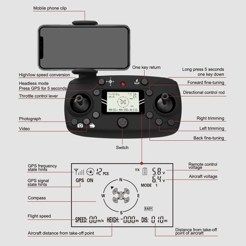 Bayangtoys X30 1080P Camera RC Drone Quadcopter