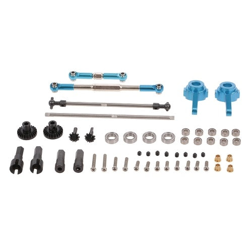 WPL Parts Set Front and Rear Gear Driver Shaft Pull Rod Steering Hub