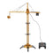 4CH Remote Control Electric Mega Tower Crane 128cm 680 Degree Rotation Construction Crane Toy