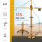 4CH Remote Control Electric Mega Tower Crane 128cm 680 Degree Rotation Construction Crane Toy