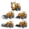 1:24 5CH Remote Control Electric Shovel Loader Construction Car Toy