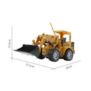 1:24 5CH Remote Control Electric Shovel Loader Construction Car Toy