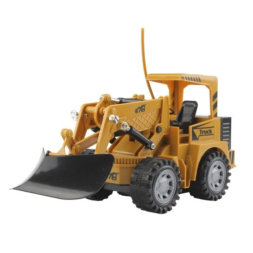 1:24 5CH Remote Control Electric Shovel Loader Construction Car Toy