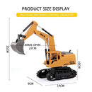 3853 1/24 8CH RC Excavator 2.4Ghz التحكم عن بعد RC مهندس شاحنة