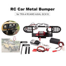 RC Car Metal Bumper with 2 LED Light Remote Control Winch