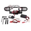 RC Car Metal Bumper with 2 LED Light Remote Control Winch