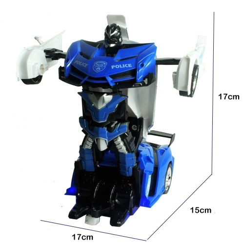 278 سيارة مشوهة تعمل بالتحكم عن بعد سيارة RC 1/18 زر واحد تشوه مع ضوء LED سيارات لعب RC