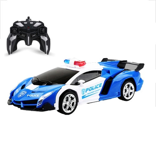 278 Deformed Car Remote Control Car RC Car 1/18 One-button Deform with LED Light RC Toys Cars