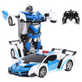 278 Deformed Car Remote Control Car RC Car 1/18 One-button Deform with LED Light RC Toys Cars