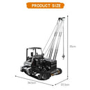 2.4GHz 10 Channel 1745PCS DIY Toy RC Crane Building Blocks RC Car Stainless Steel Construction Crane Assembly Kits