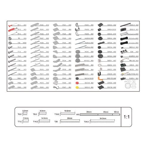 2.4GHz 10 Channel 1745PCS DIY Toy RC Crane Building Blocks RC Car Stainless Steel Construction Crane Assembly Kits