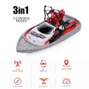 3 in 1 Boat Drone Car Sea Air Land Mode Quadcopter(1 Battery)