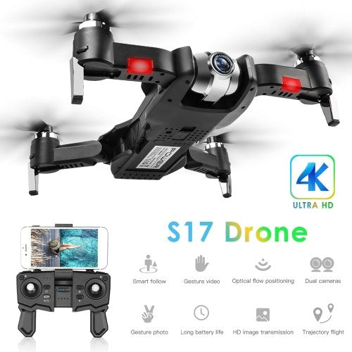 S17 RC 4K Camera Drone Trajectory Flight Palm Control Quadcopter