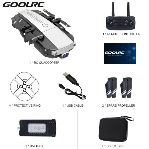 طائرة بدون طيار GoolRC H3 RC مع كاميرا 4K واي فاي FPV كوادكوبتر