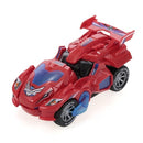 Dinosaur Car Toys Transformable Dinosaur Pull Back Car Toy Electric 360°Spin with Light Music Action Walking