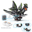 1166PCS 2.4G RC APP Control RC Robot RC Building Block Robot