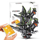 1166PCS 2.4G RC APP Control RC Robot RC Building Block Robot