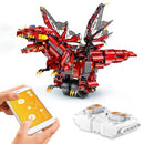 1166PCS 2.4G RC APP Control RC Robot RC Building Block Robot