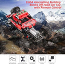 DOUBLE E 489PCS 2.4G Remote Control Off-road Car Climbing Racing Building Blocks Bricks Technic Car