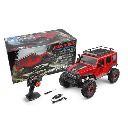 WLtoys 104311 RC سيارة 2.4G 1/10 4WD سيارة جيب SUV نحى موتور التحكم عن بعد على الطرق الوعرة الزاحف سيارة