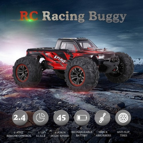 X-04 1:10 RC Car RC Truck 4WD 2.4GHz Off Road RC Trucks 18 Minutes 45km/h High-Speed Vehicle Remote Control Car