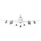 Wltoys XKS A150-C RC Airplane 2.4G Plane RC Aircraft 2CH Remote Control EPP Airplane Miniature Model Plane Outdoor Toy