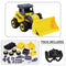 2.4Ghz RC Bulldozer Construction Vehicle Toy Electric Truck Digger Car for Children RC Car DIY Educational Toy